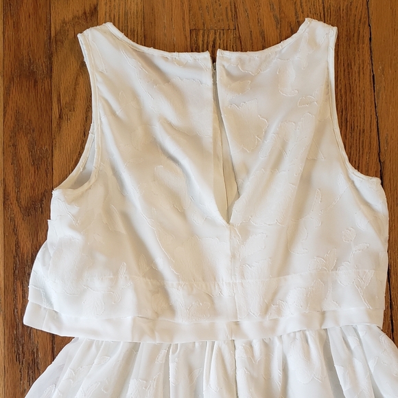 LC Lauren Conrad Disney Cinderella Collection White Embroidered Dress, Size 6 - Picture 14 of 16